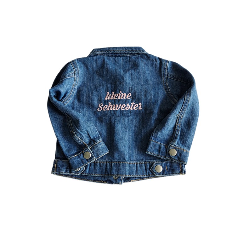 Jeansjacke für Kinder inkl. Stick